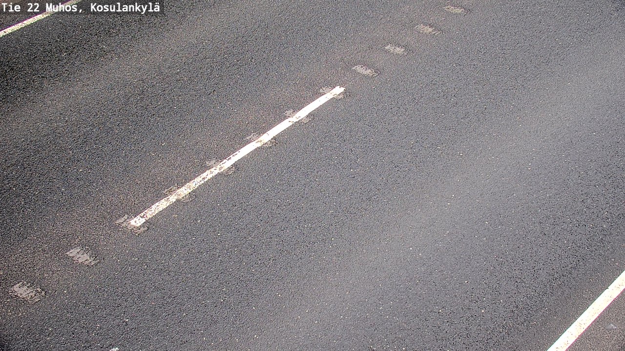 Weather Camera Image Road 22 Muhos, Kosulankylä, Muhos, Pohjois-Pohjanmaa
