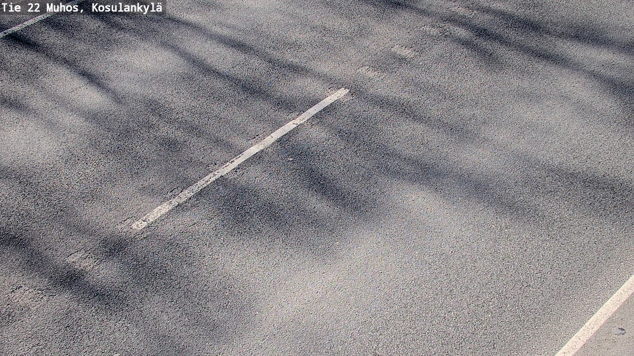 Weather Camera Image Väg 22 Muhos, Kosulankylä, Muhos, Pohjois-Pohjanmaa