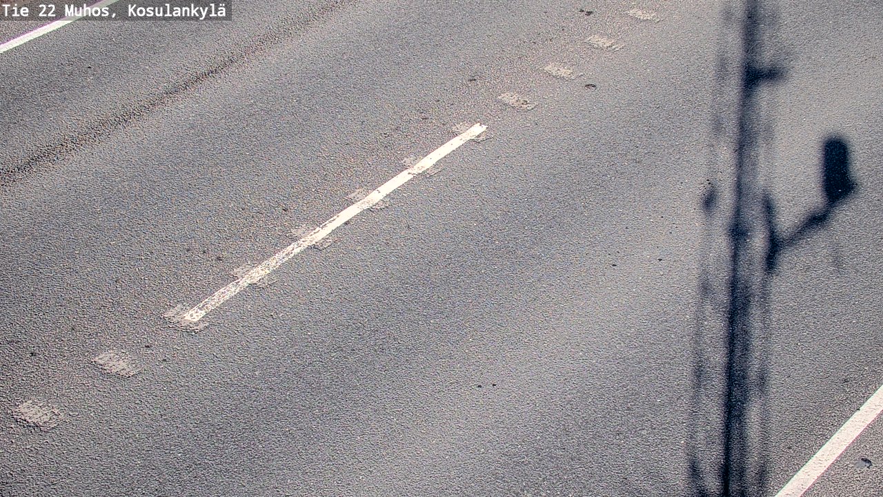 Weather Camera Image Road 22 Muhos, Kosulankylä, Muhos, Pohjois-Pohjanmaa