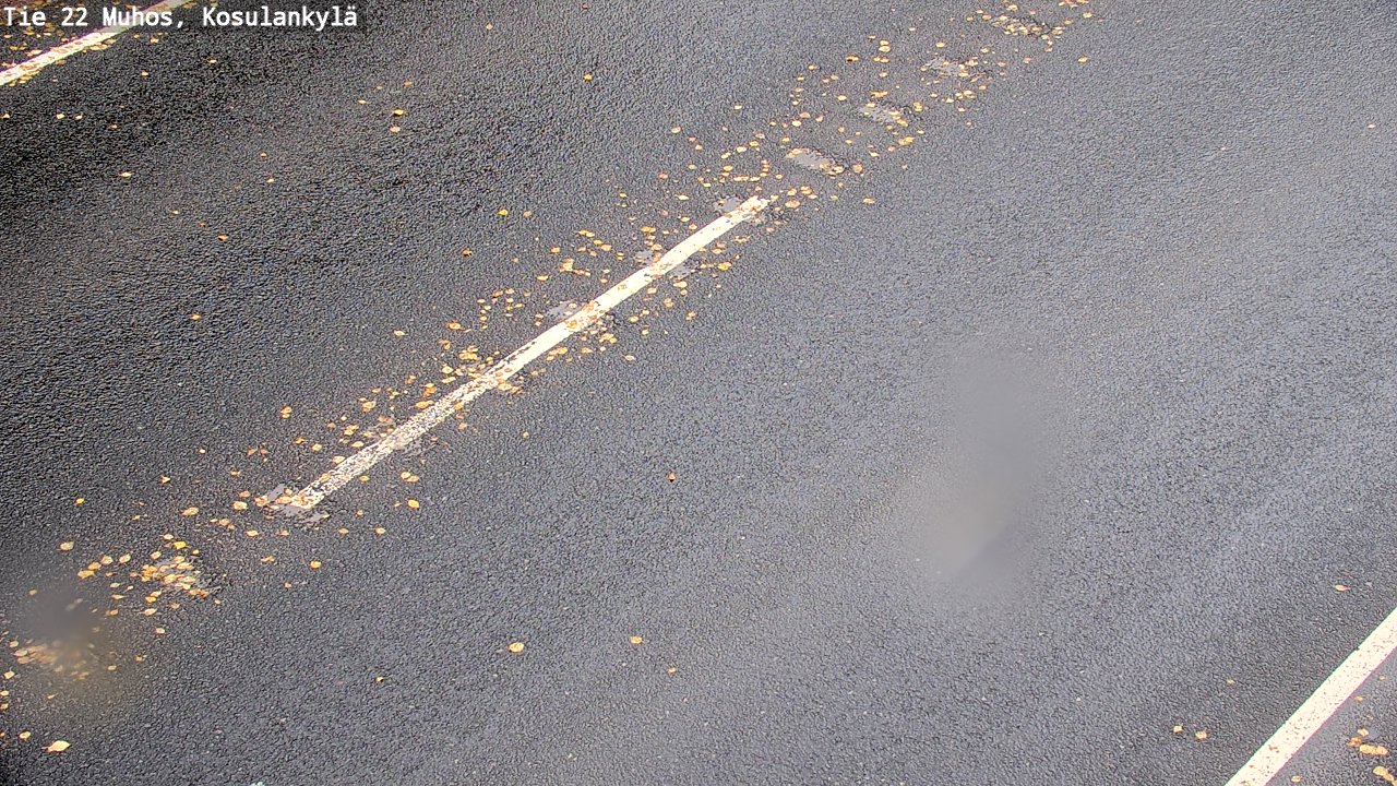 Weather Camera Image Road 22 Muhos, Kosulankylä, Muhos, Pohjois-Pohjanmaa