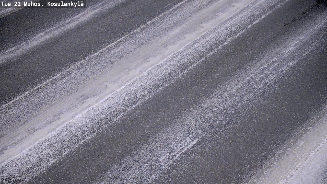 Weather Camera Image Road 22 Muhos, Kosulankylä, Muhos, Pohjois-Pohjanmaa