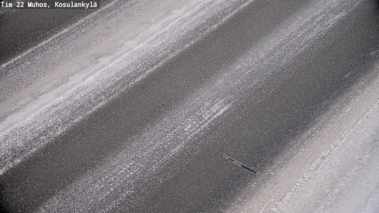 Weather Camera Image Road 22 Muhos, Kosulankylä, Muhos, Pohjois-Pohjanmaa