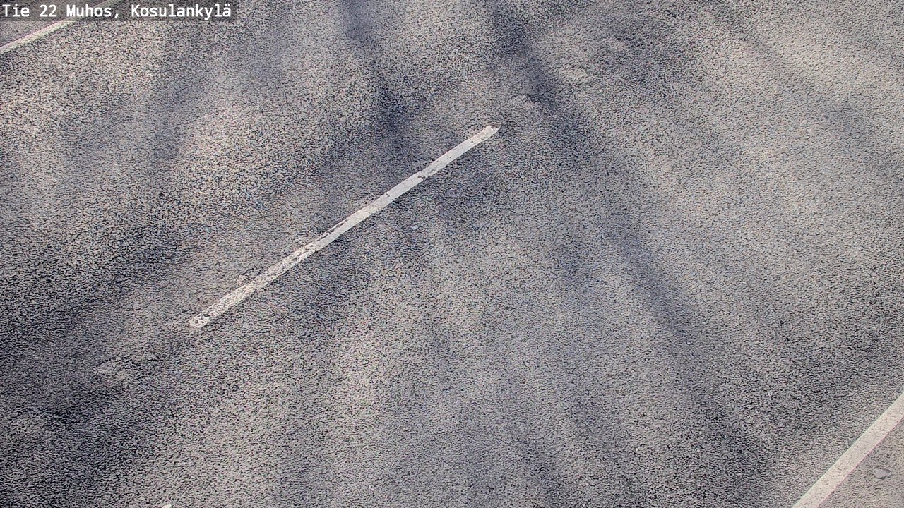 Weather Camera Image Väg 22 Muhos, Kosulankylä, Muhos, Pohjois-Pohjanmaa
