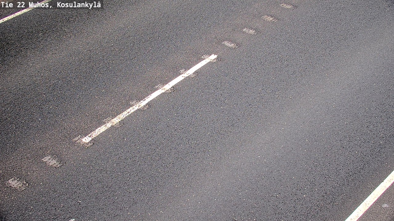 Weather Camera Image Road 22 Muhos, Kosulankylä, Muhos, Pohjois-Pohjanmaa