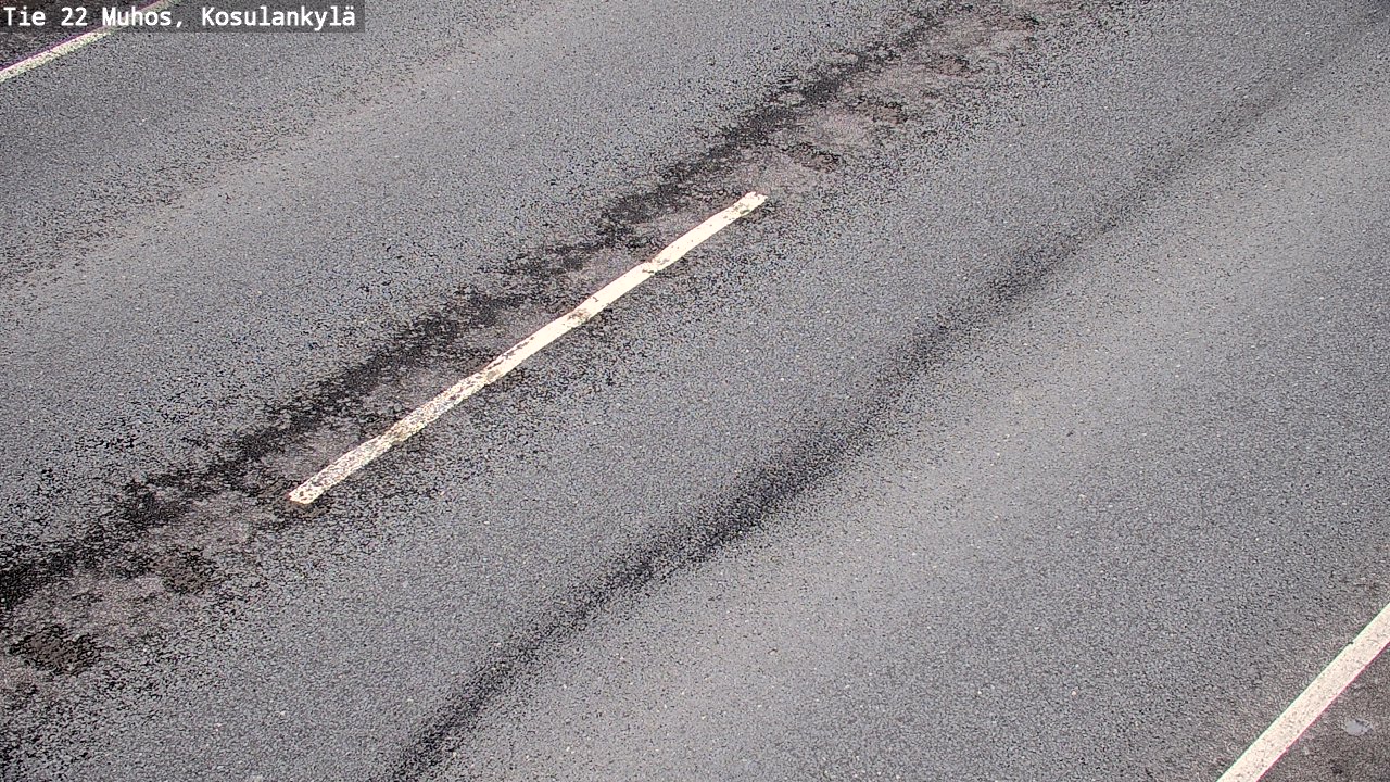 Weather Camera Image Road 22 Muhos, Kosulankylä, Muhos, Pohjois-Pohjanmaa