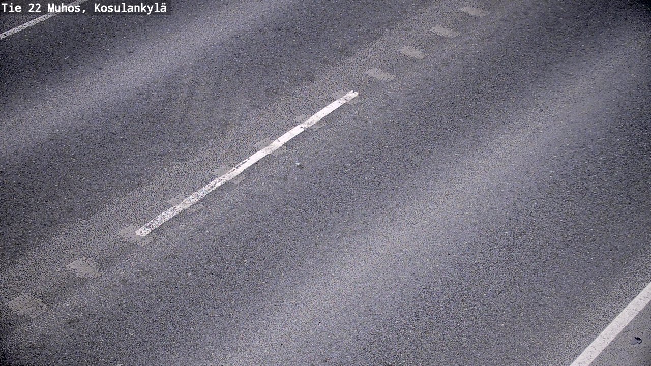 Weather Camera Image Väg 22 Muhos, Kosulankylä, Muhos, Pohjois-Pohjanmaa