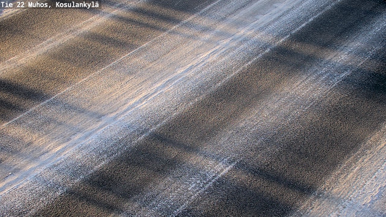 Weather Camera Image Road 22 Muhos, Kosulankylä, Muhos, Pohjois-Pohjanmaa