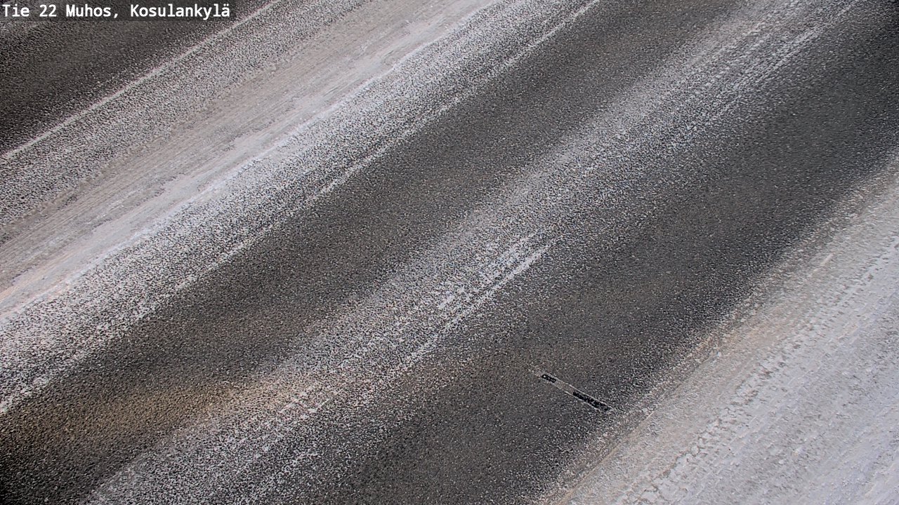 Weather Camera Image Road 22 Muhos, Kosulankylä, Muhos, Pohjois-Pohjanmaa
