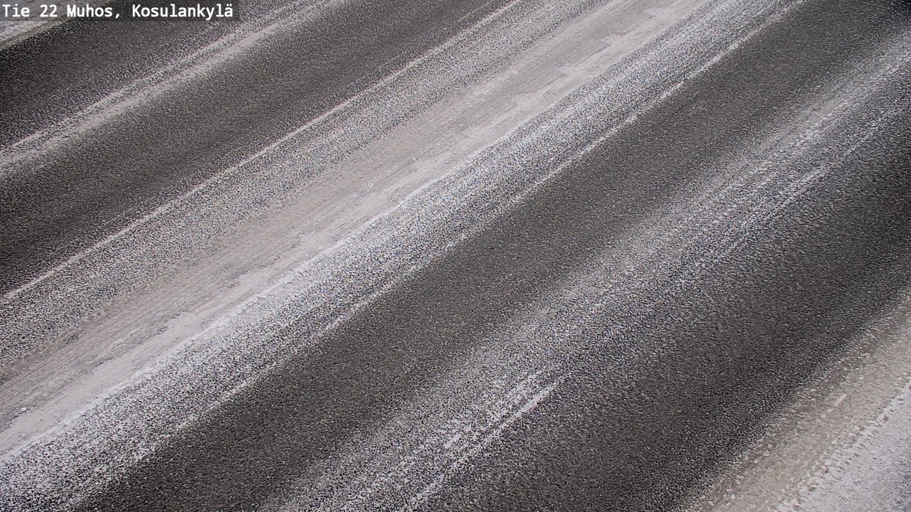 Weather Camera Image Road 22 Muhos, Kosulankylä, Muhos, Pohjois-Pohjanmaa
