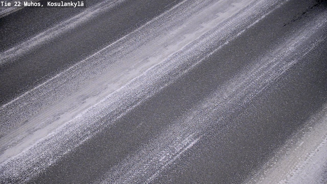Weather Camera Image Road 22 Muhos, Kosulankylä, Muhos, Pohjois-Pohjanmaa