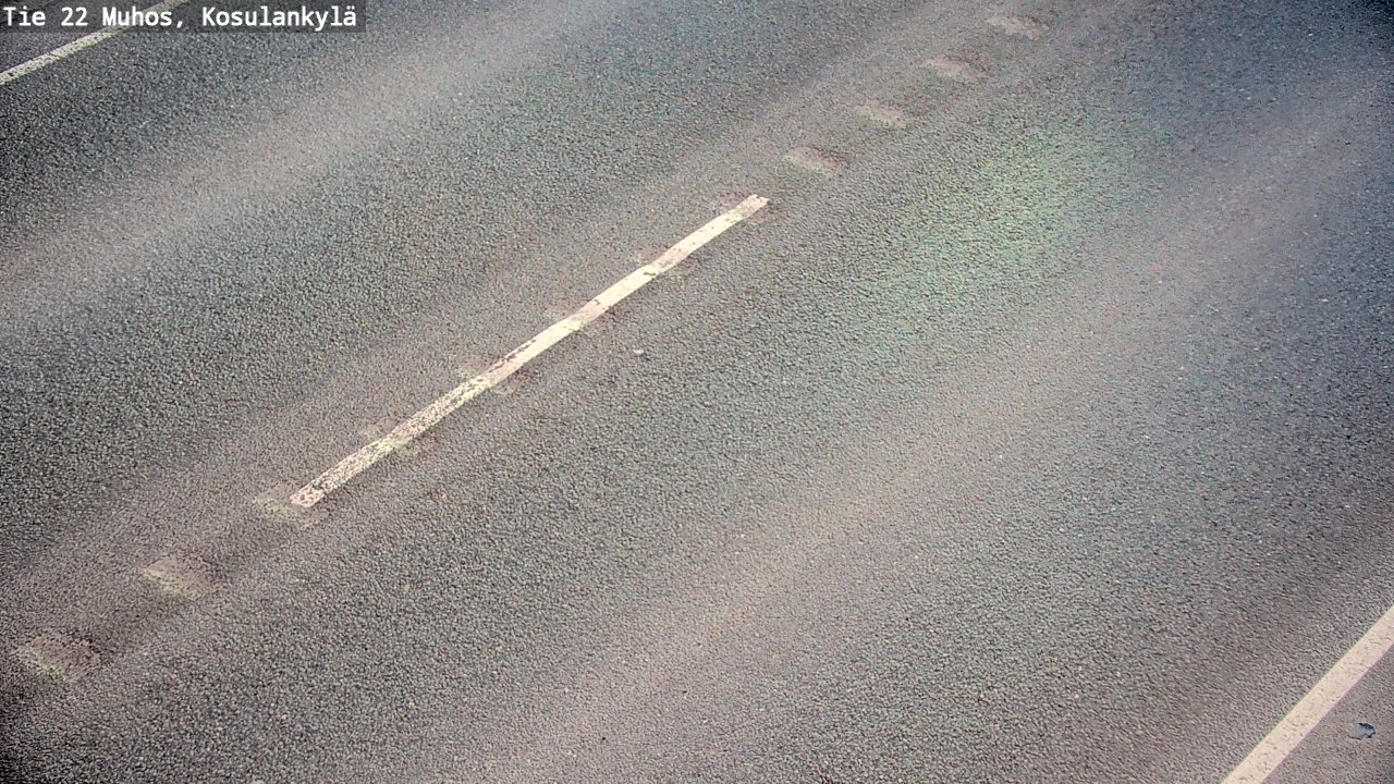 Weather Camera Image Väg 22 Muhos, Kosulankylä, Muhos, Pohjois-Pohjanmaa