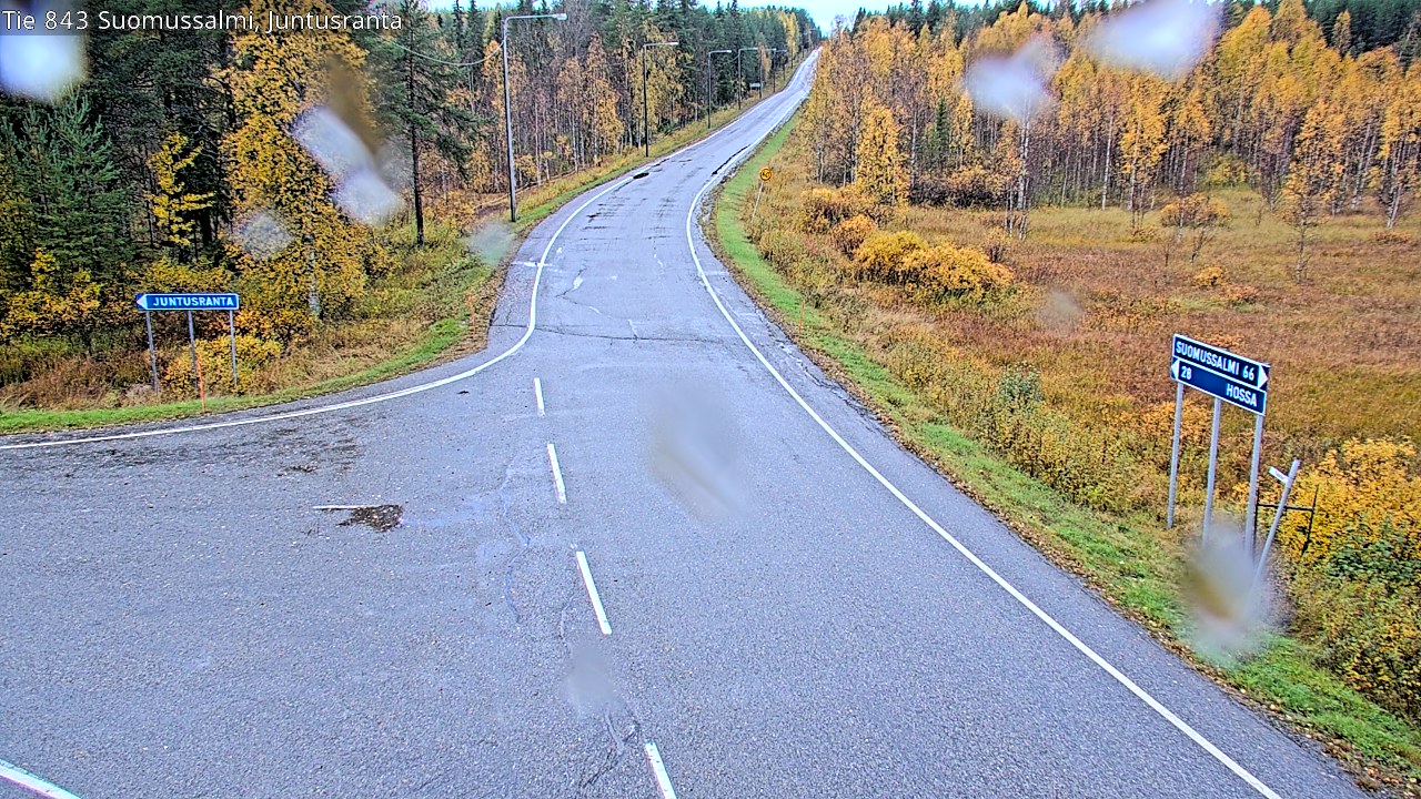 Kelikamerat Kuva Tie 843 Suomussalmi, Juntusranta, Suomussalmi, Kainuu