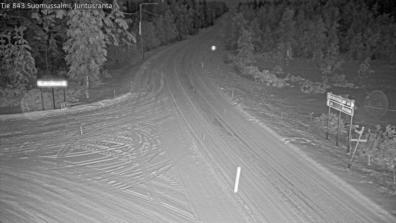 Kelikamerat Kuva Tie 843 Suomussalmi, Juntusranta, Suomussalmi, Kainuu