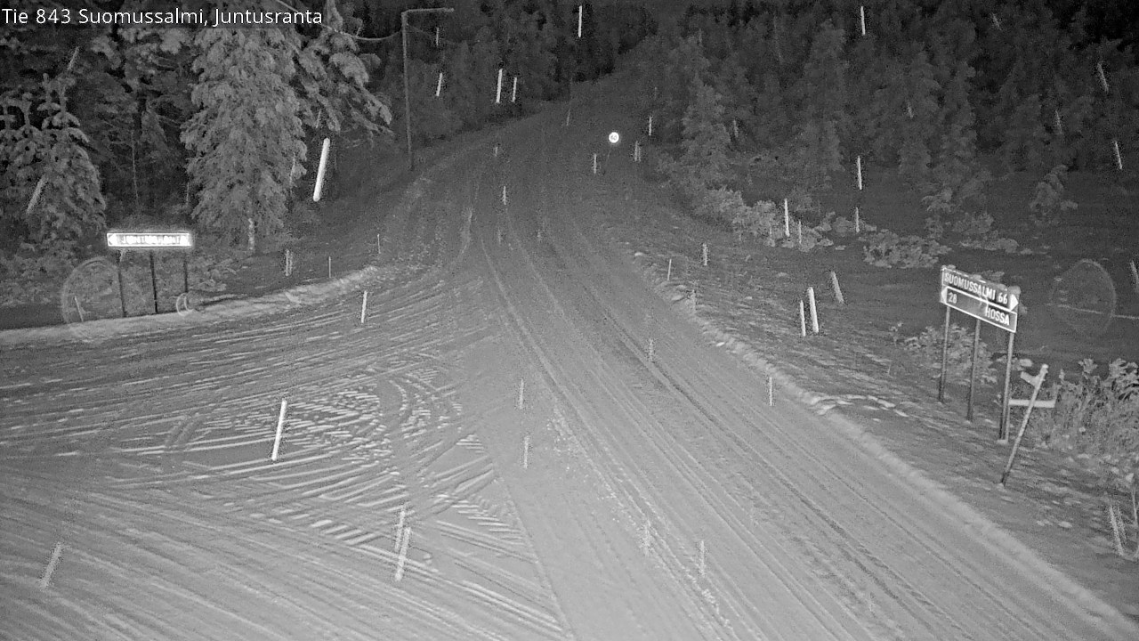 Kelikamerat Kuva Tie 843 Suomussalmi, Juntusranta, Suomussalmi, Kainuu