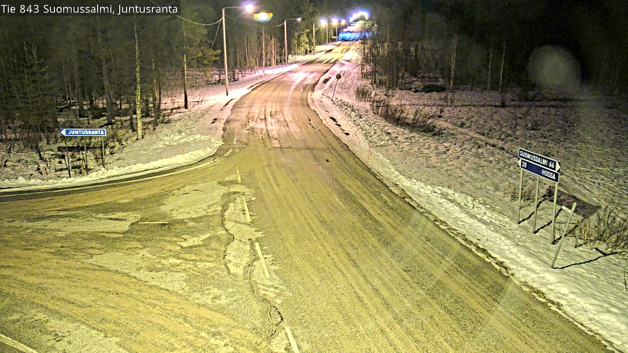 Kelikamerat Kuva Tie 843 Suomussalmi, Juntusranta, Suomussalmi, Kainuu