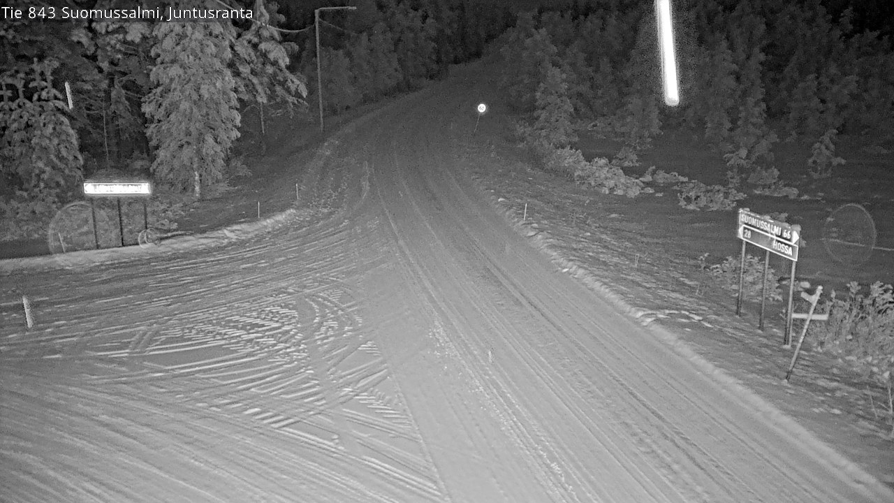 Kelikamerat Kuva Tie 843 Suomussalmi, Juntusranta, Suomussalmi, Kainuu