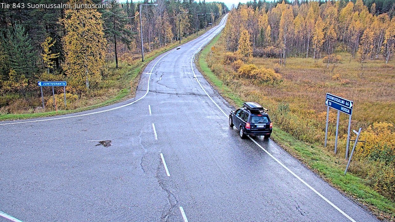 Kelikamerat Kuva Tie 843 Suomussalmi, Juntusranta, Suomussalmi, Kainuu