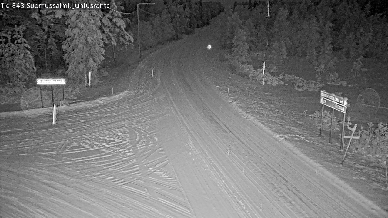 Kelikamerat Kuva Tie 843 Suomussalmi, Juntusranta, Suomussalmi, Kainuu