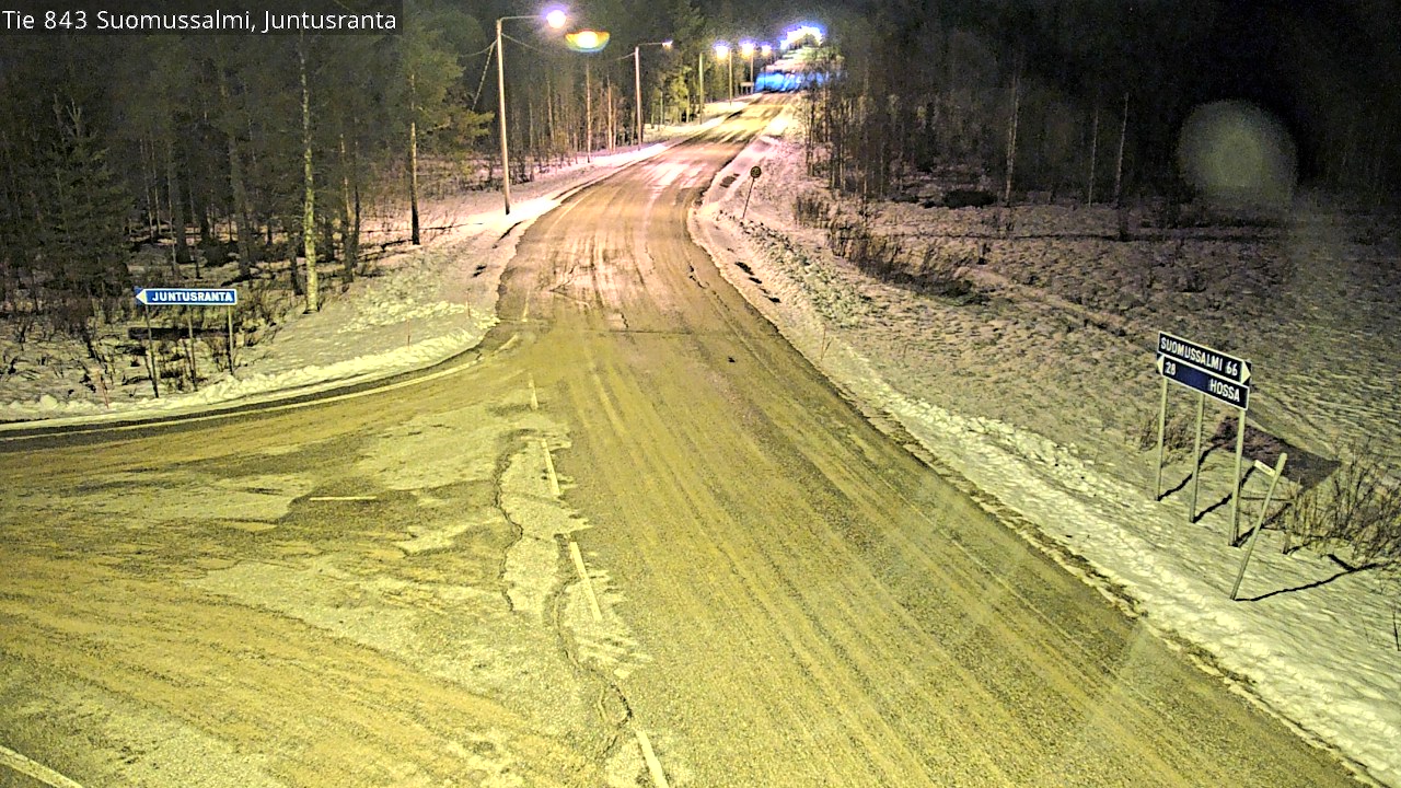 Kelikamerat Kuva Tie 843 Suomussalmi, Juntusranta, Suomussalmi, Kainuu