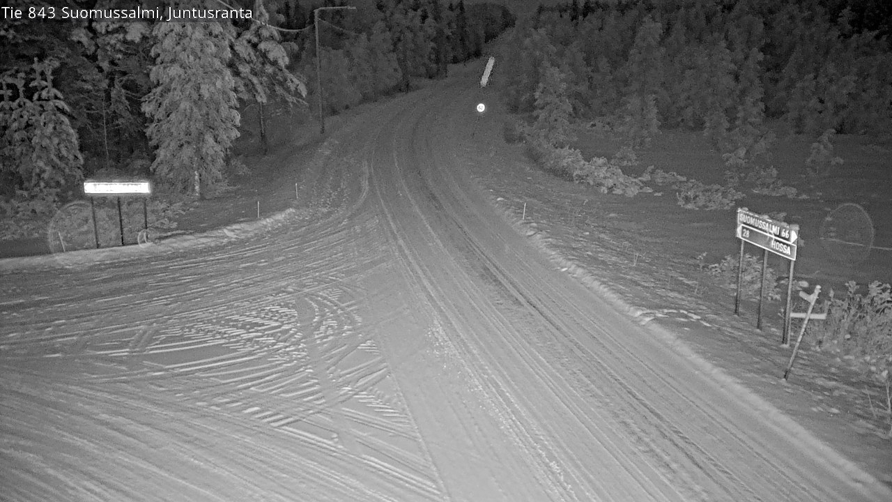 Kelikamerat Kuva Tie 843 Suomussalmi, Juntusranta, Suomussalmi, Kainuu