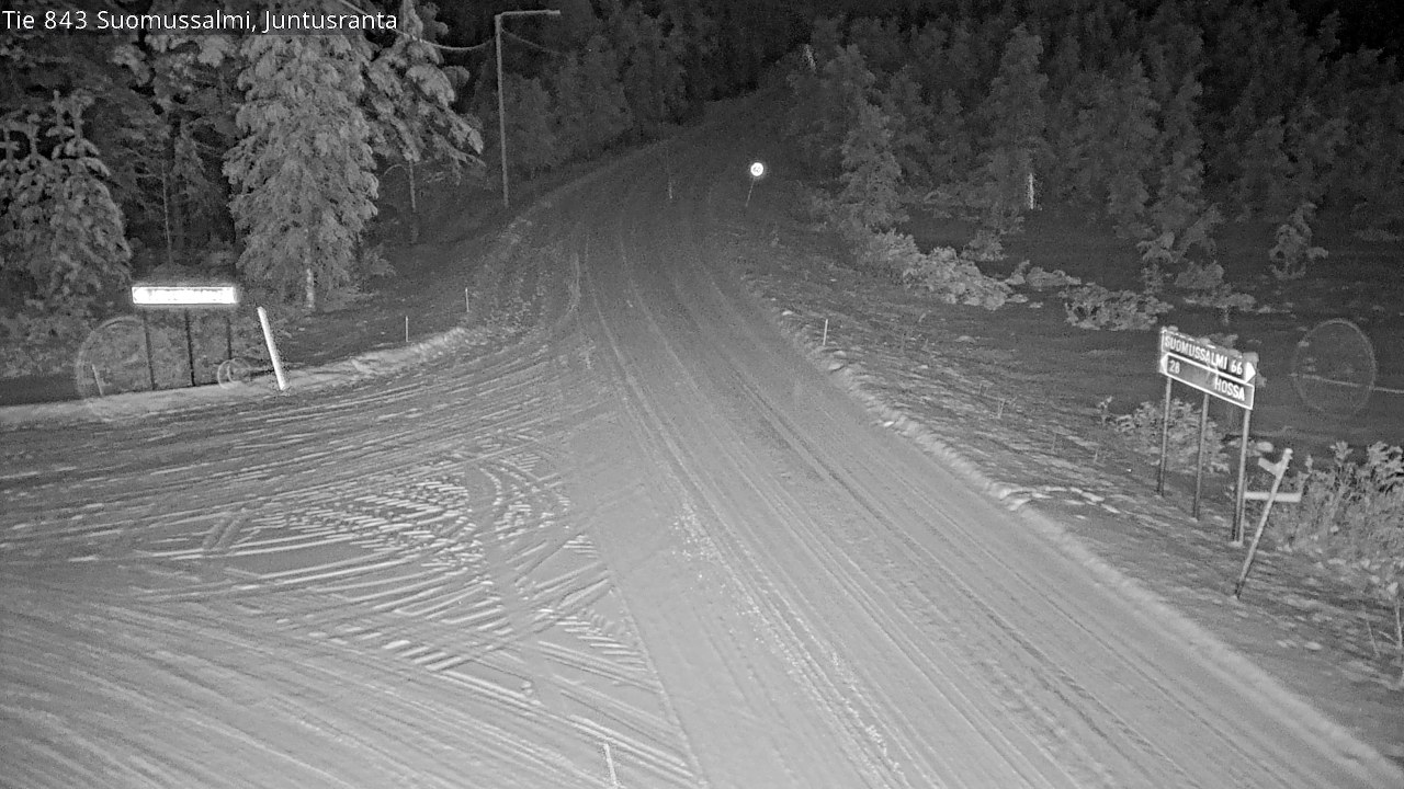 Kelikamerat Kuva Tie 843 Suomussalmi, Juntusranta, Suomussalmi, Kainuu