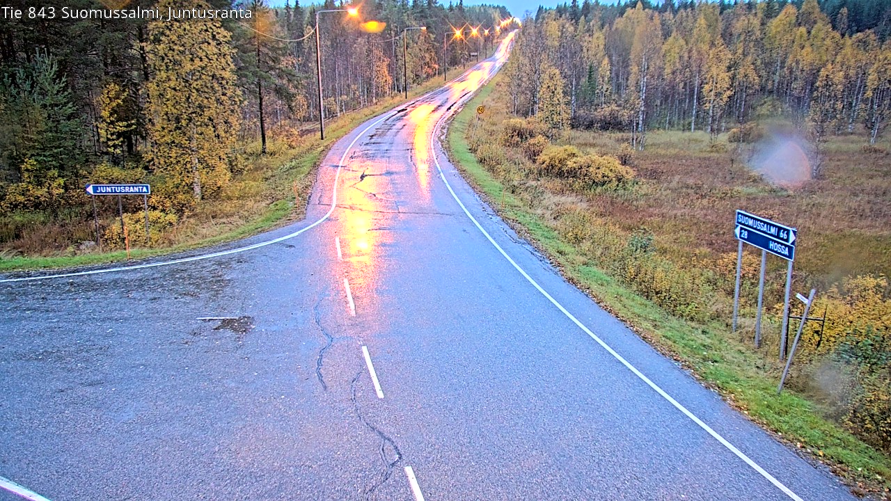 Kelikamerat Kuva Tie 843 Suomussalmi, Juntusranta, Suomussalmi, Kainuu