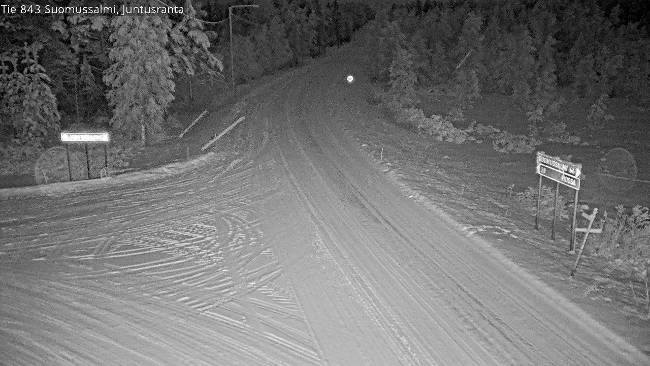 Kelikamerat Kuva Tie 843 Suomussalmi, Juntusranta, Suomussalmi, Kainuu