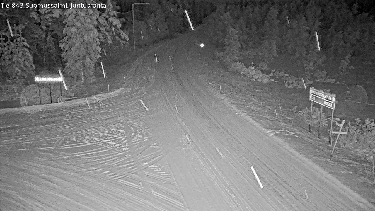 Kelikamerat Kuva Tie 843 Suomussalmi, Juntusranta, Suomussalmi, Kainuu