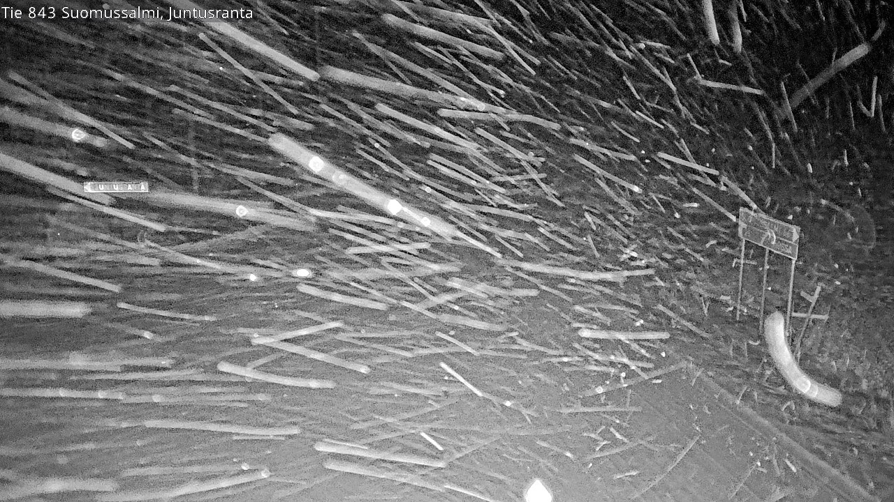 Kelikamerat Kuva Tie 843 Suomussalmi, Juntusranta, Suomussalmi, Kainuu