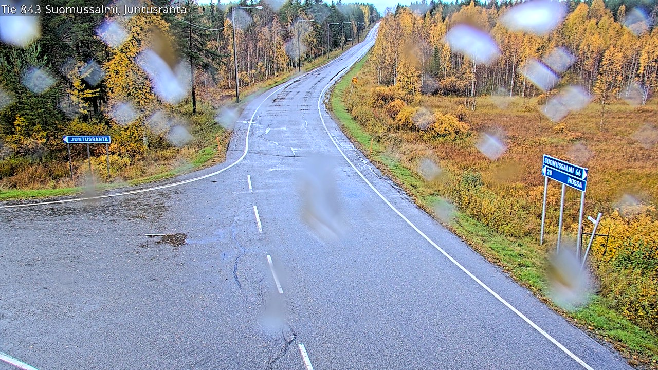 Kelikamerat Kuva Tie 843 Suomussalmi, Juntusranta, Suomussalmi, Kainuu