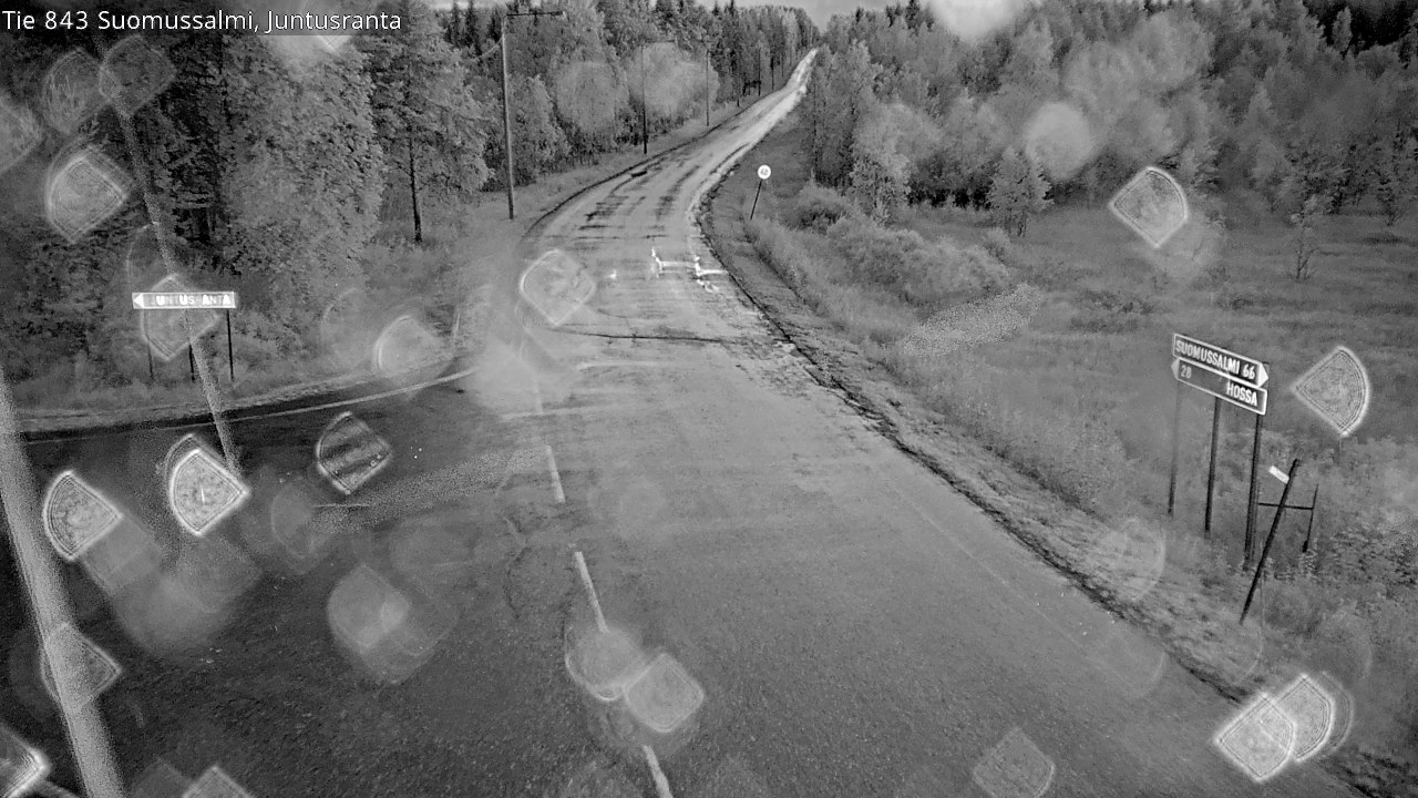 Kelikamerat Kuva Tie 843 Suomussalmi, Juntusranta, Suomussalmi, Kainuu