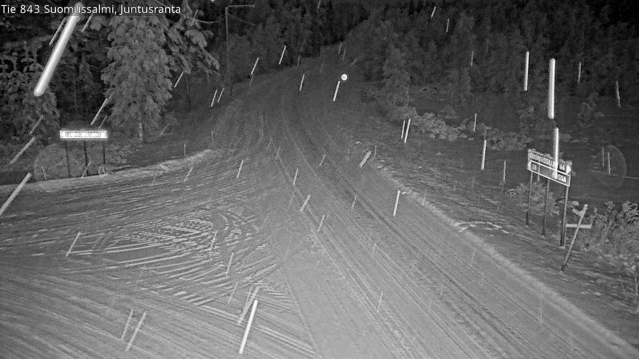 Kelikamerat Kuva Tie 843 Suomussalmi, Juntusranta, Suomussalmi, Kainuu