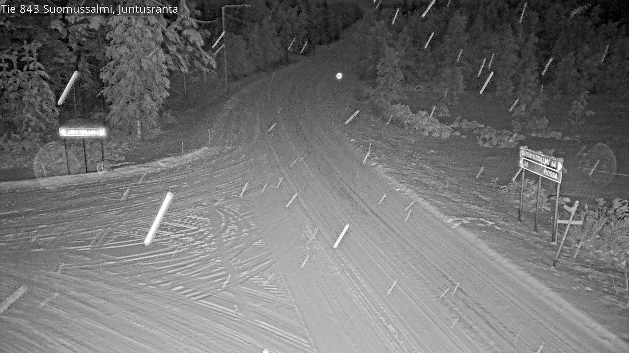 Kelikamerat Kuva Tie 843 Suomussalmi, Juntusranta, Suomussalmi, Kainuu