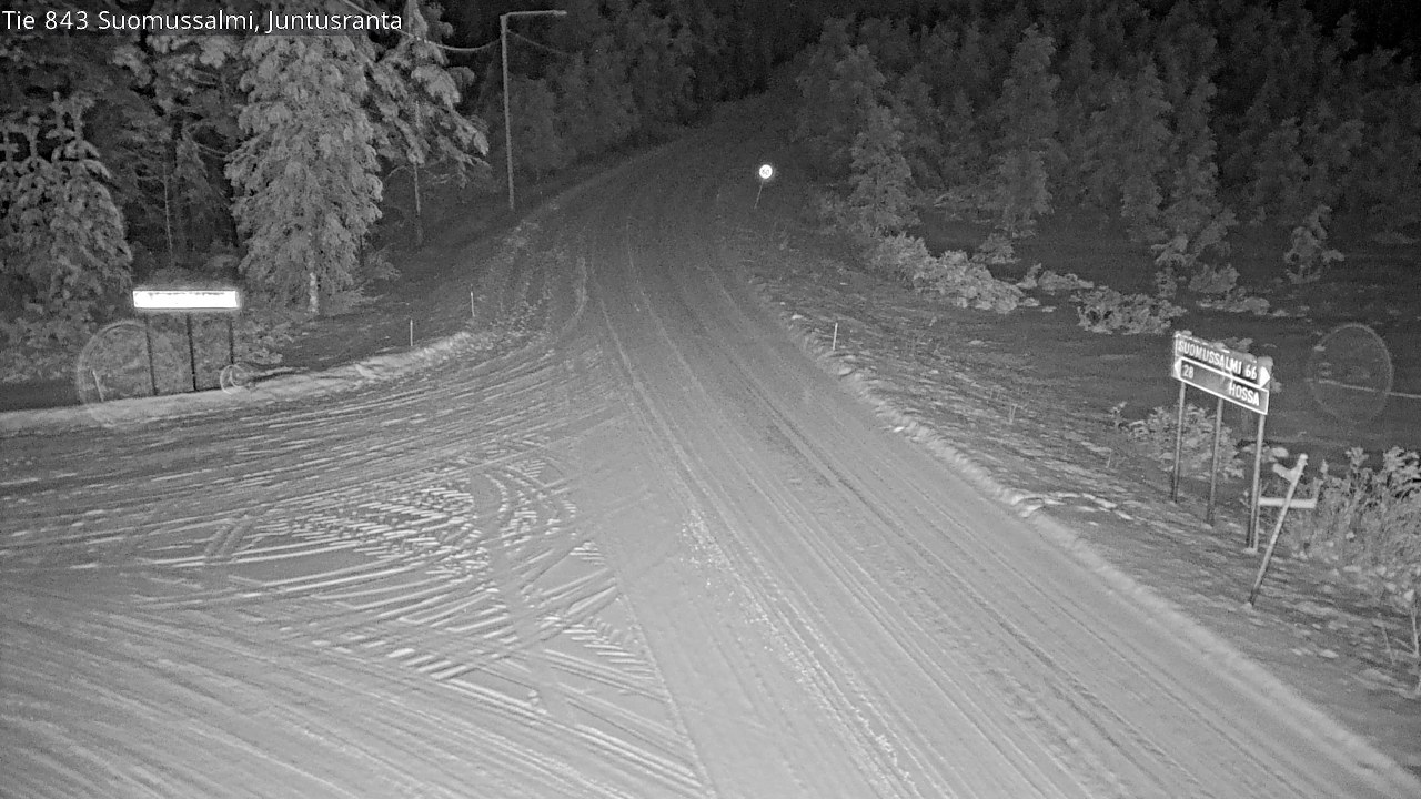 Kelikamerat Kuva Tie 843 Suomussalmi, Juntusranta, Suomussalmi, Kainuu