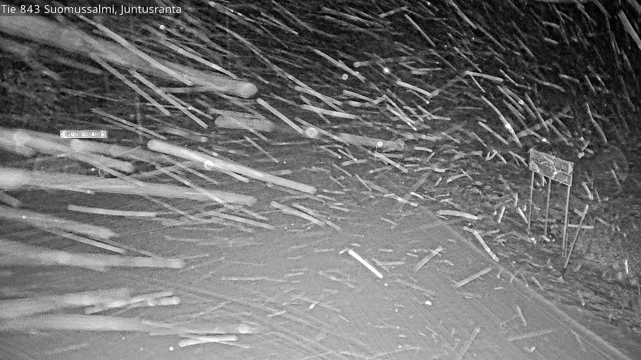 Kelikamerat Kuva Tie 843 Suomussalmi, Juntusranta, Suomussalmi, Kainuu