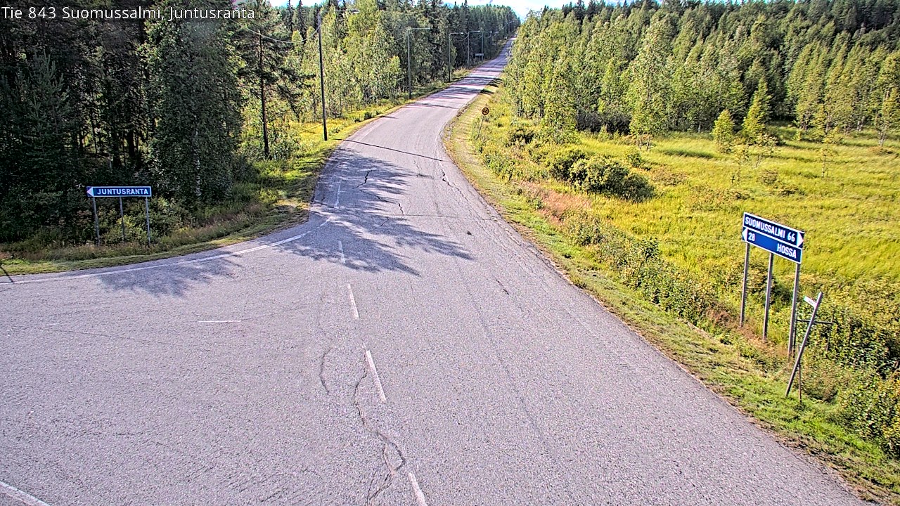 Kelikamerat Kuva Tie 843 Suomussalmi, Juntusranta, Suomussalmi, Kainuu