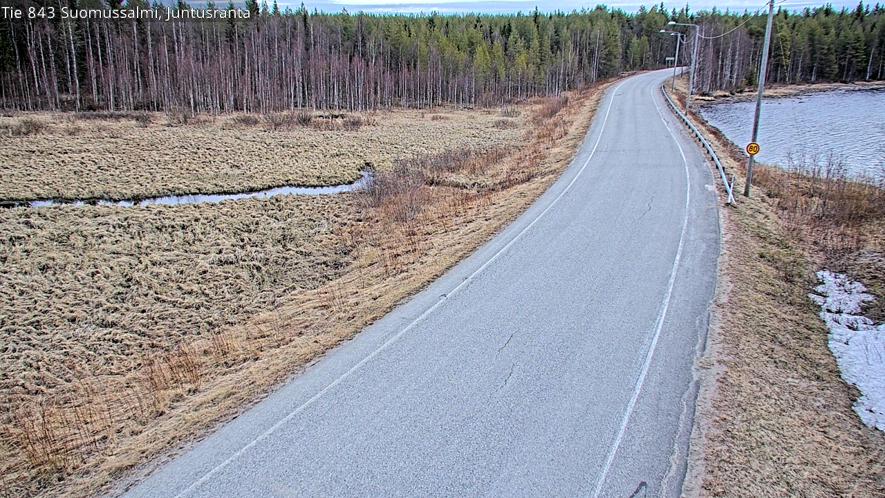 Kelikamerat Kuva Tie 843 Suomussalmi, Juntusranta, Suomussalmi, Kainuu