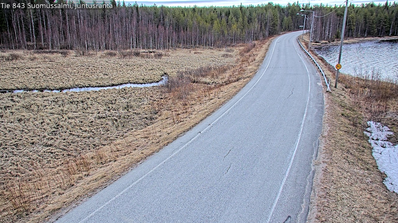 Kelikamerat Kuva Tie 843 Suomussalmi, Juntusranta, Suomussalmi, Kainuu