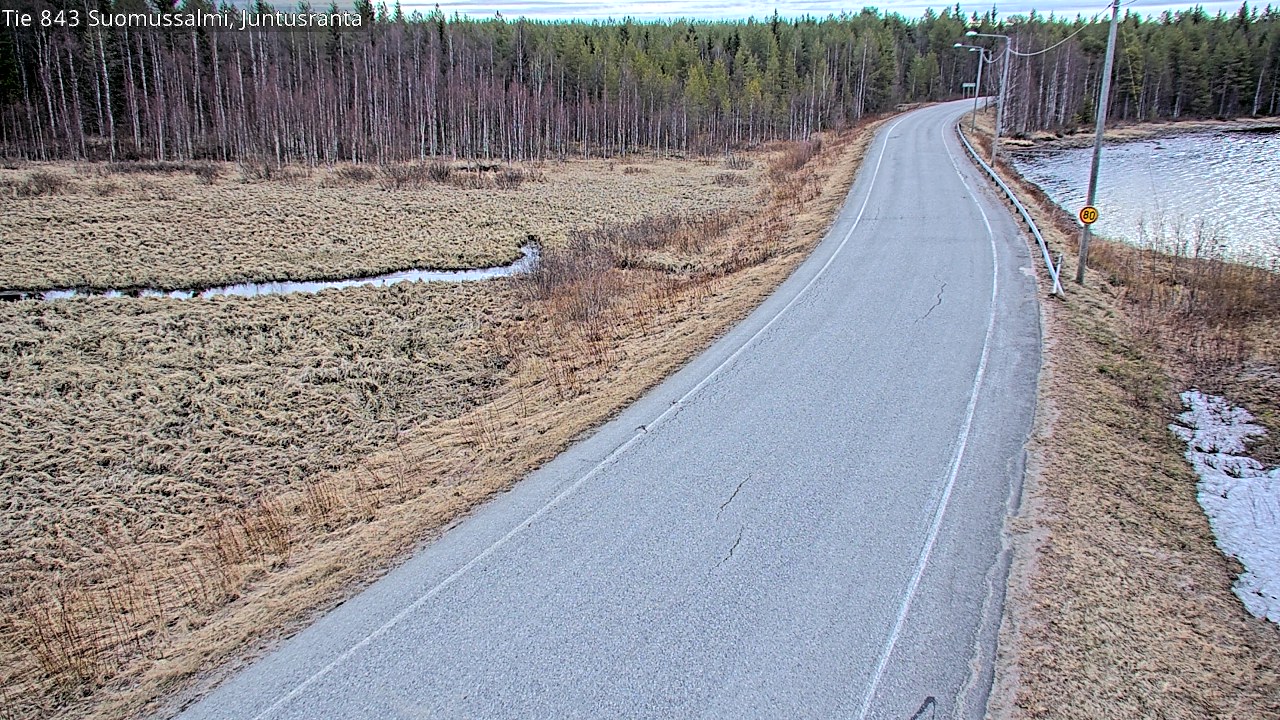 Kelikamerat Kuva Tie 843 Suomussalmi, Juntusranta, Suomussalmi, Kainuu