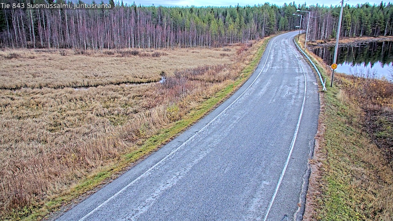 Kelikamerat Kuva Tie 843 Suomussalmi, Juntusranta, Suomussalmi, Kainuu