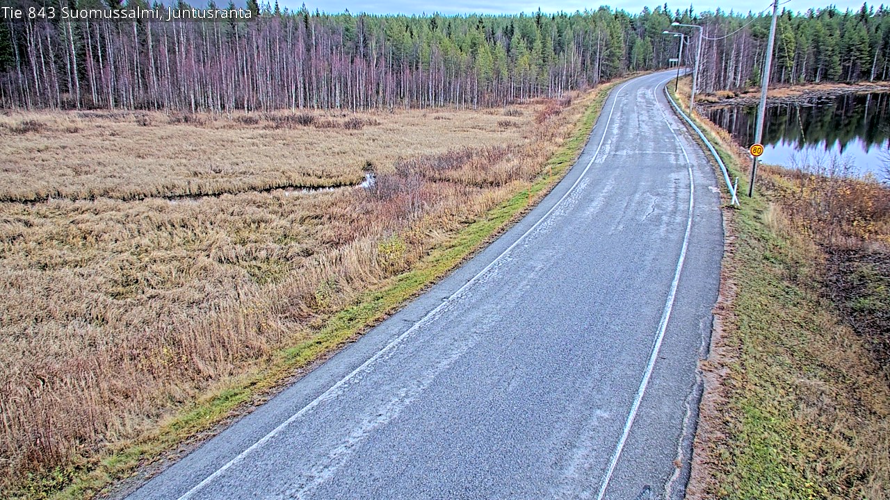 Kelikamerat Kuva Tie 843 Suomussalmi, Juntusranta, Suomussalmi, Kainuu