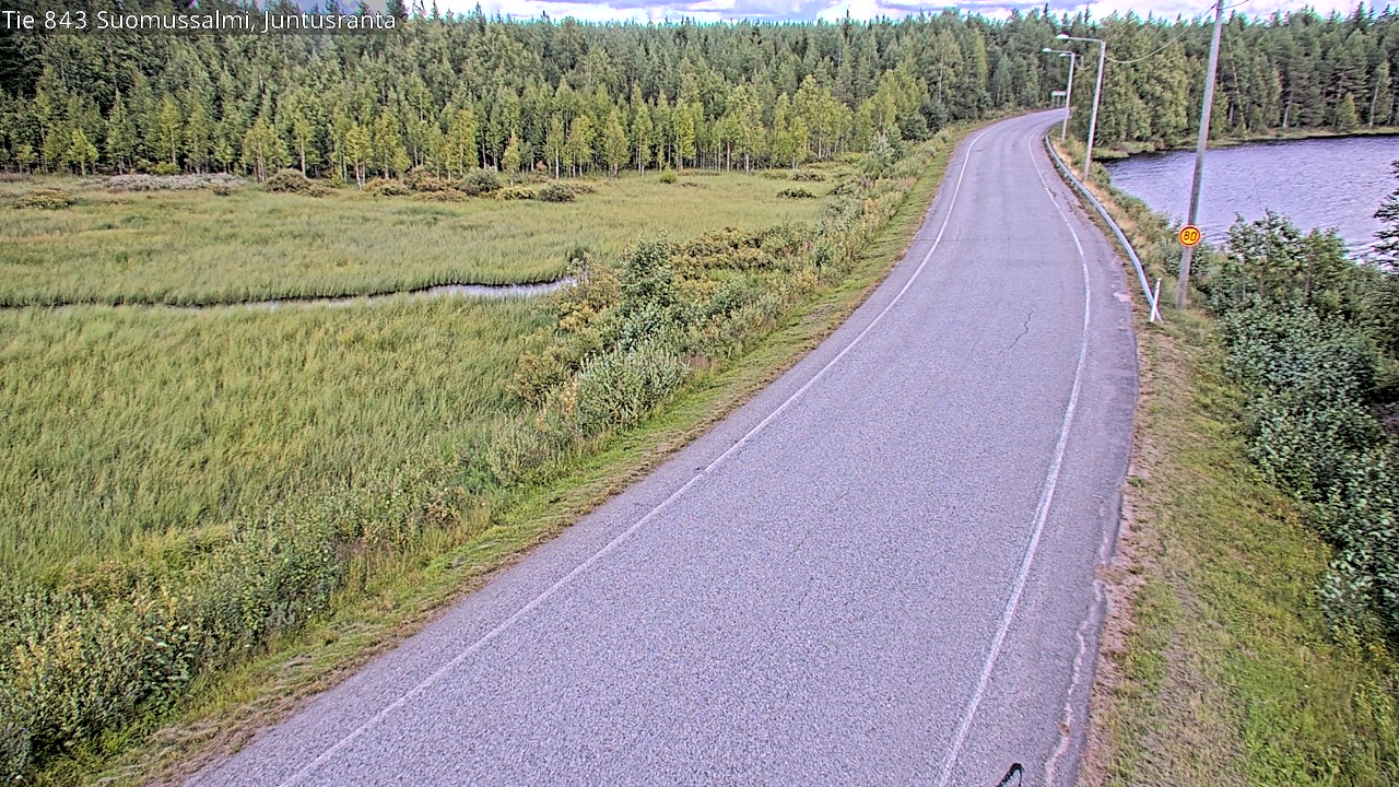 Kelikamerat Kuva Tie 843 Suomussalmi, Juntusranta, Suomussalmi, Kainuu