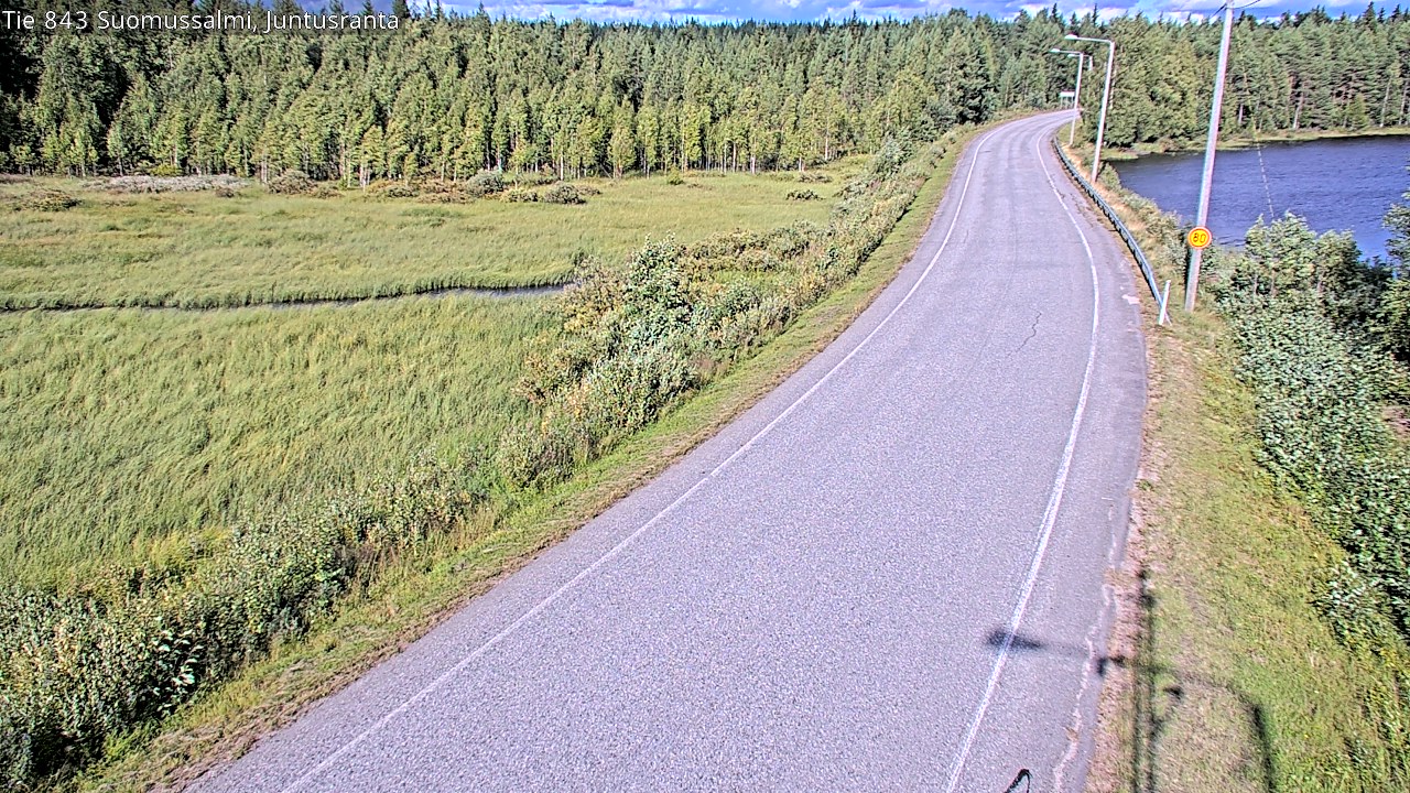 Kelikamerat Kuva Tie 843 Suomussalmi, Juntusranta, Suomussalmi, Kainuu