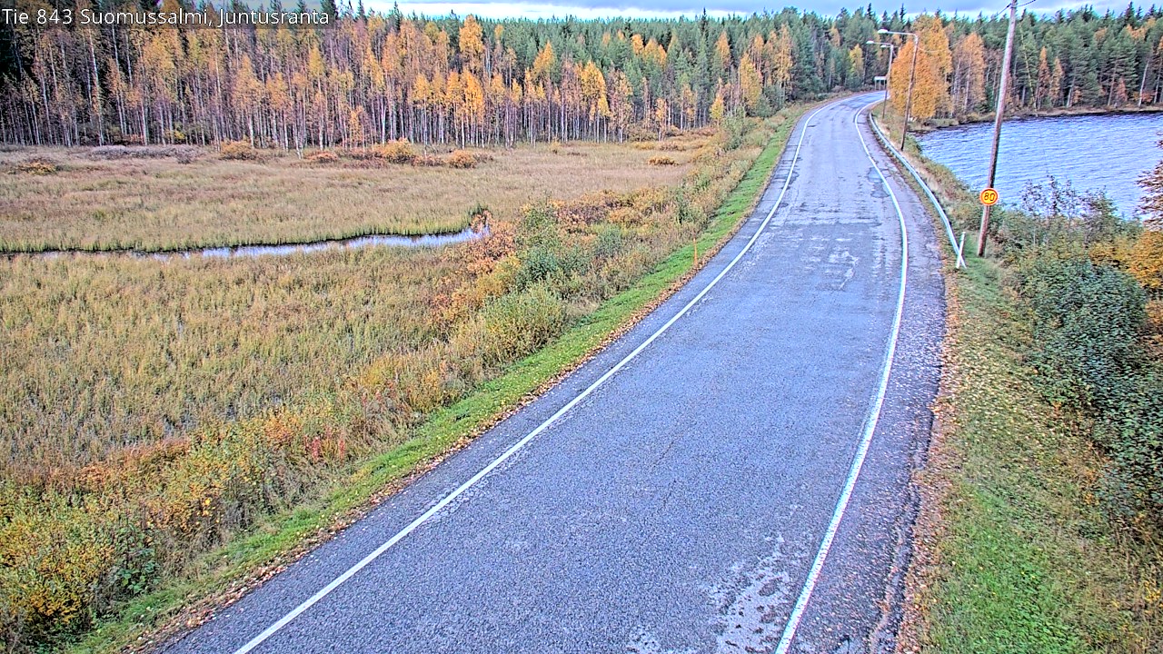 Kelikamerat Kuva Tie 843 Suomussalmi, Juntusranta, Suomussalmi, Kainuu