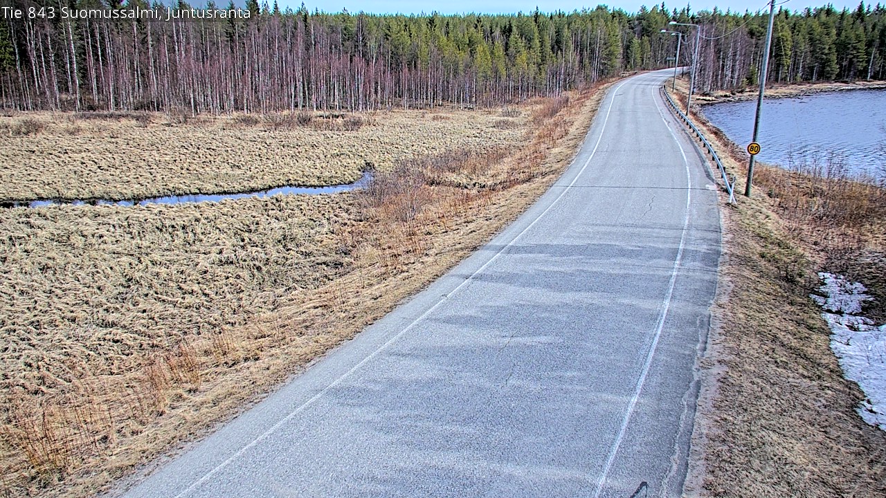 Kelikamerat Kuva Tie 843 Suomussalmi, Juntusranta, Suomussalmi, Kainuu
