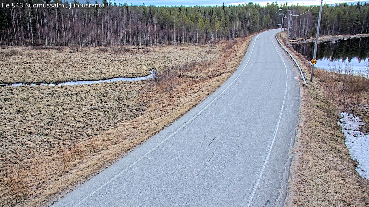Kelikamerat Kuva Tie 843 Suomussalmi, Juntusranta, Suomussalmi, Kainuu