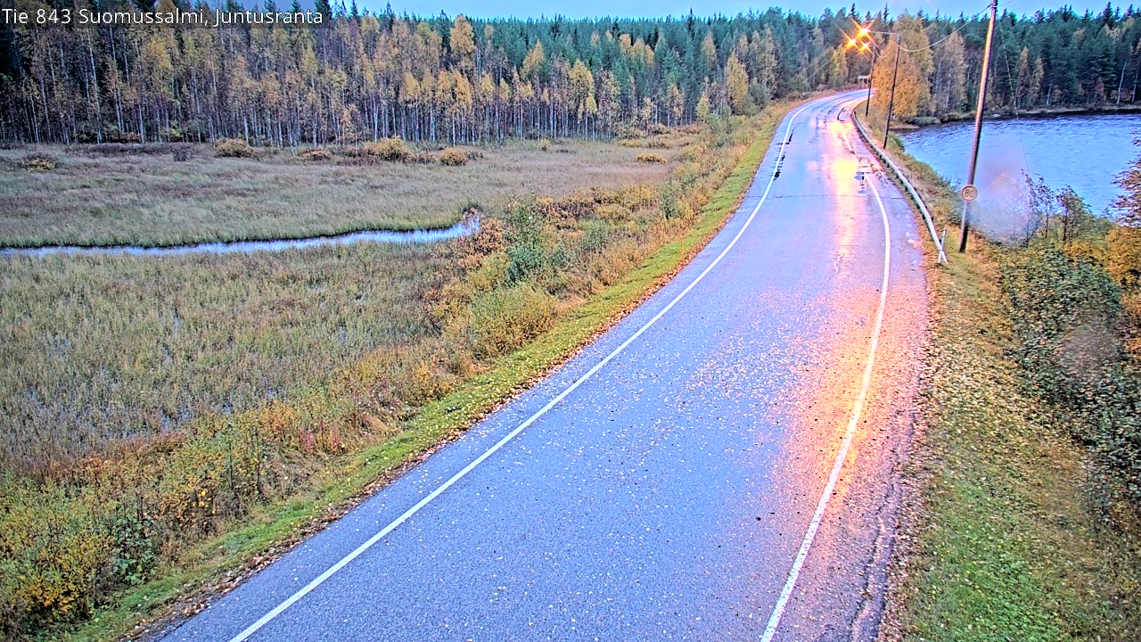 Kelikamerat Kuva Tie 843 Suomussalmi, Juntusranta, Suomussalmi, Kainuu