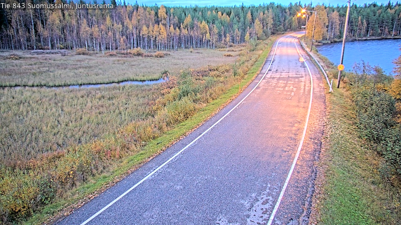 Kelikamerat Kuva Tie 843 Suomussalmi, Juntusranta, Suomussalmi, Kainuu