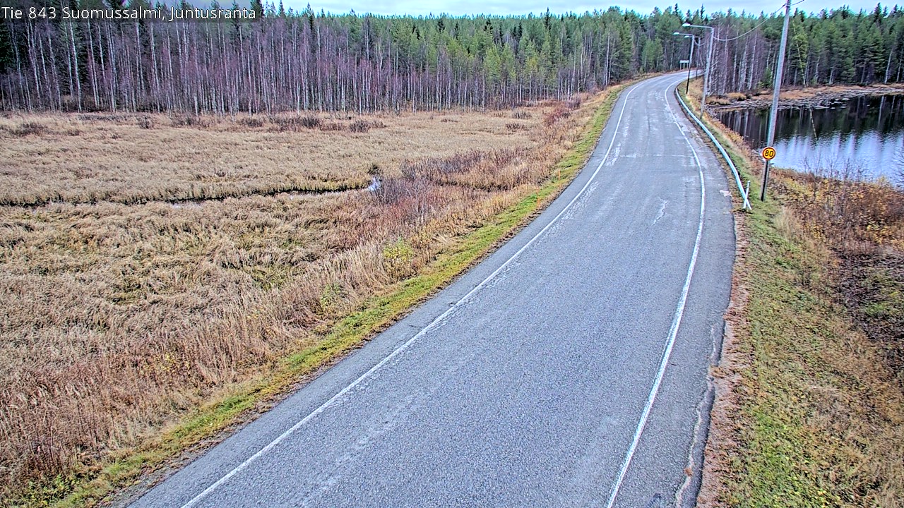 Kelikamerat Kuva Tie 843 Suomussalmi, Juntusranta, Suomussalmi, Kainuu