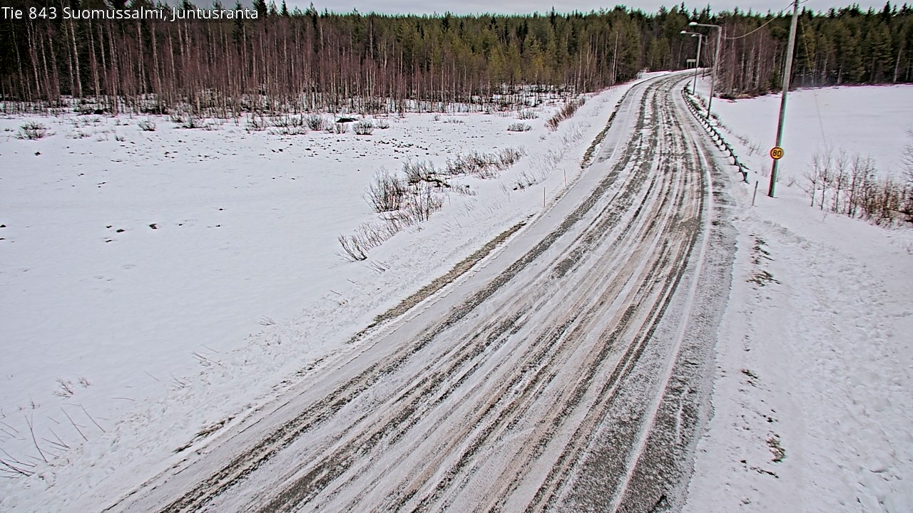 Kelikamerat Kuva Tie 843 Suomussalmi, Juntusranta, Suomussalmi, Kainuu